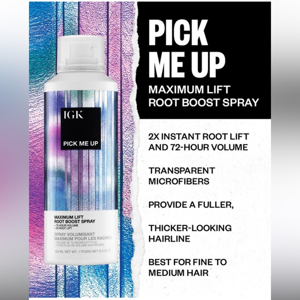 IGK Pick Me Up Maximum Lift Root Boost Spray - Picture 6 of 7